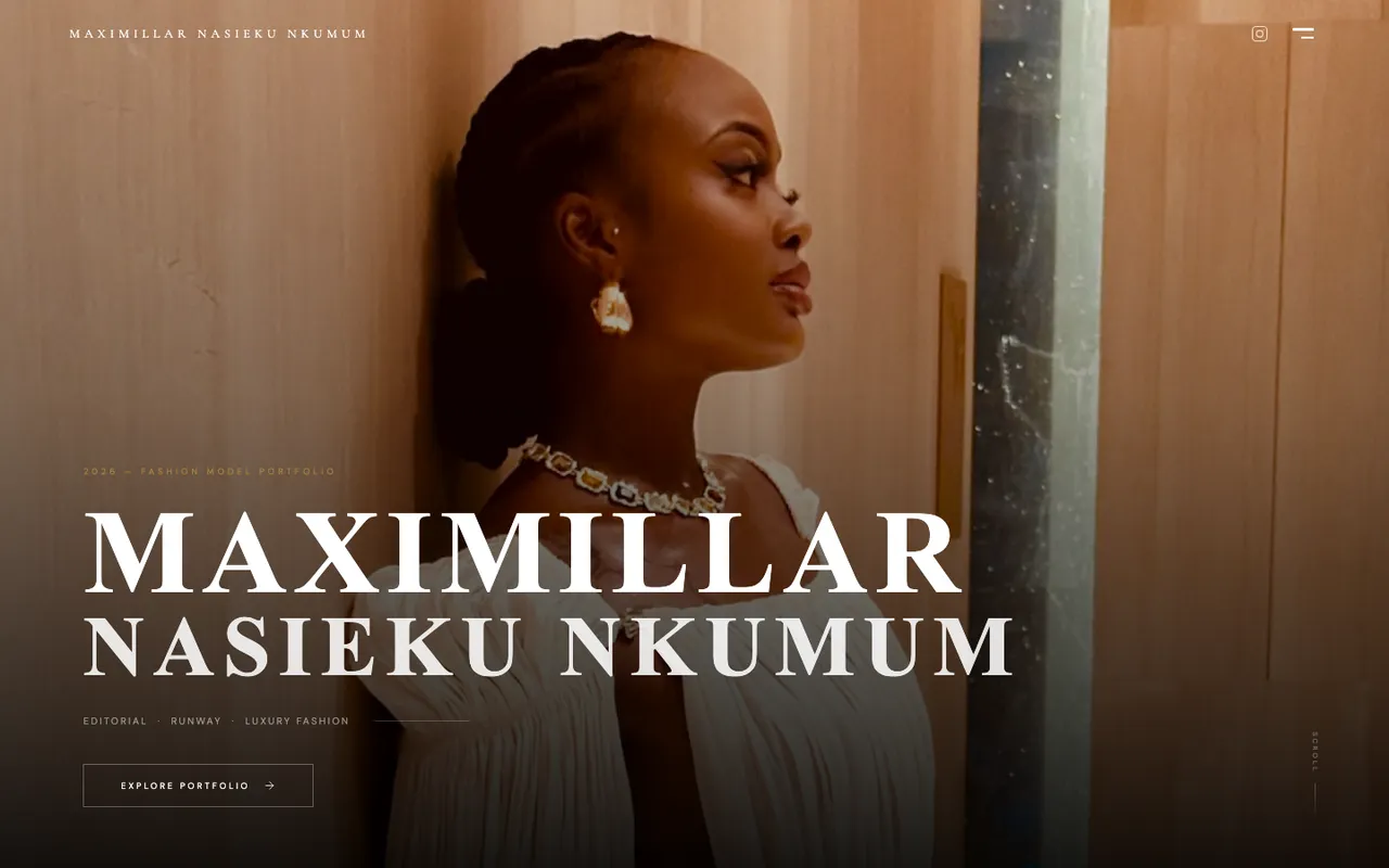 Maximillar Portfolio: Personal portfolio & visual storytelling